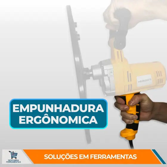 Desempenadeira Elétrica Para Reboco Mde 1200w Menegotti 110V/220V