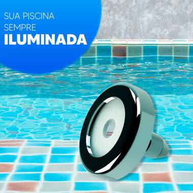 REFLETOR INOX 316 RGB PARA PISCINA PREMIUM 10W CABO 2 MT THOLZ