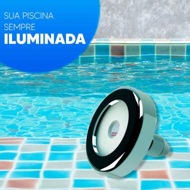 Luminária Led Para Piscina 6W RGB em Aço inox 316 Premium Tholz