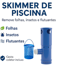 Skimmer de Piscina SHARK – água limpa, ajuste perfeito