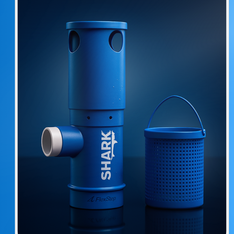 *Skimmer de Piscina SHARK – água limpa, ajuste perfeito