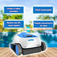 Robo Aspirador Rb2 Limpeza automatica Piscinas Sodramar