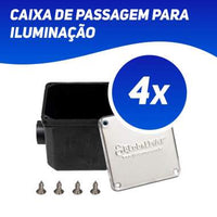 KIT ILUMINAÇÃO PISCINA 3X6 METROS LUXPOOL