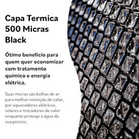CAPA TÉRMICA 500 MICRAS BLACK