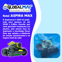 Robô Aspirador Automático Nautilus Aspira Max 5310 Para Piscinas De Até 2,50m