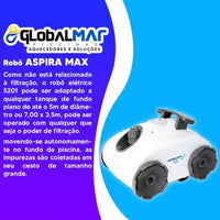 Robô Aspirador Automático Nautilus Aspira Max 5201 Para Piscinas De Até 1,80m