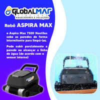 Robô Aspirador Automático Nautilus Aspira Max 7320 Para Piscinas De Até 2,5m