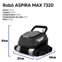 Robô Aspirador Automático Nautilus Aspira Max 7320 Para Piscinas De Até 2,5m