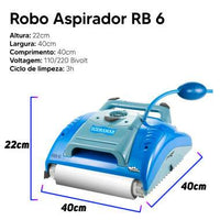 Robô Aspirador Automático Sodramar RB6